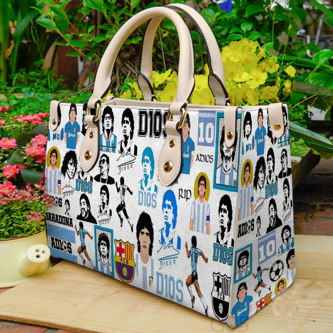 Diego Maradona A1 Leather Handbag 1 Diego Maradona A1 Leather Handbag
