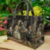 Diego Velázquez Las Meninas Black Leather Handbag