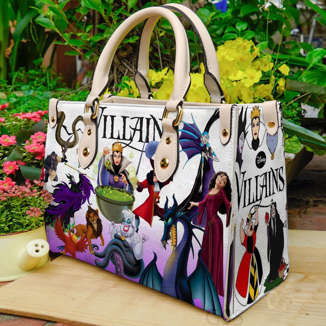 Disney Villains Leather Handbag 1 Disney Villains Leather Handbag