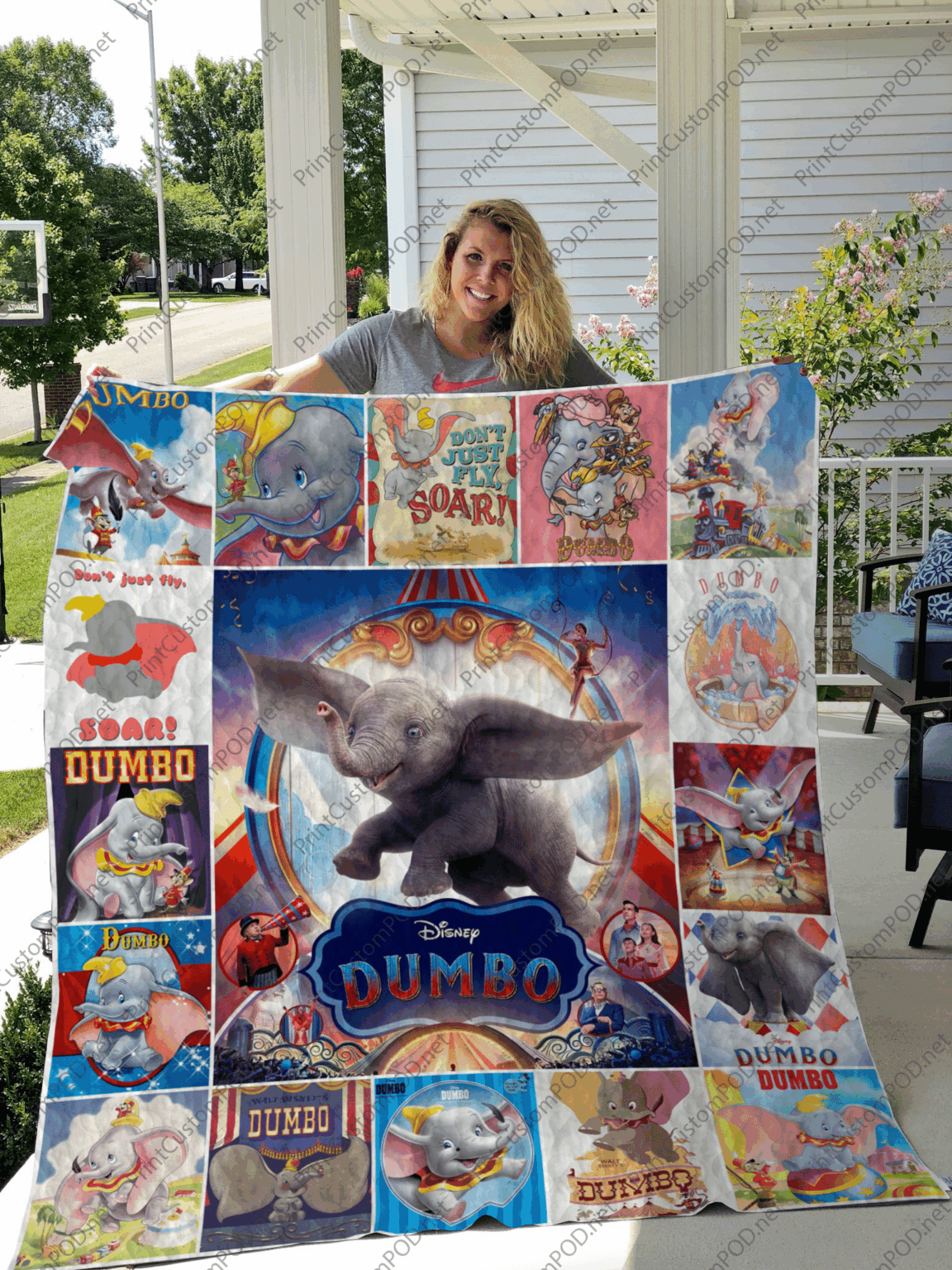 Disney's Dumbo 5 Blanket 1 Disney's Dumbo 5 Blanket