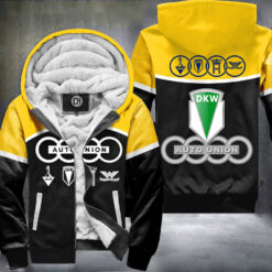 Dkw Auto Union Yellow Fleece Jacket