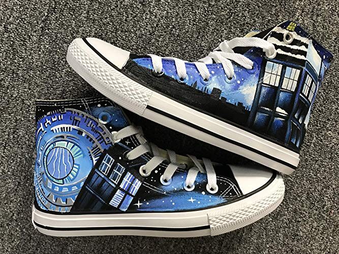 Doctor Who High Top Shoes 1 Doctor Who High Top Shoes