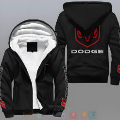 Dodge Charger, Challenger Black Fleece Jacket