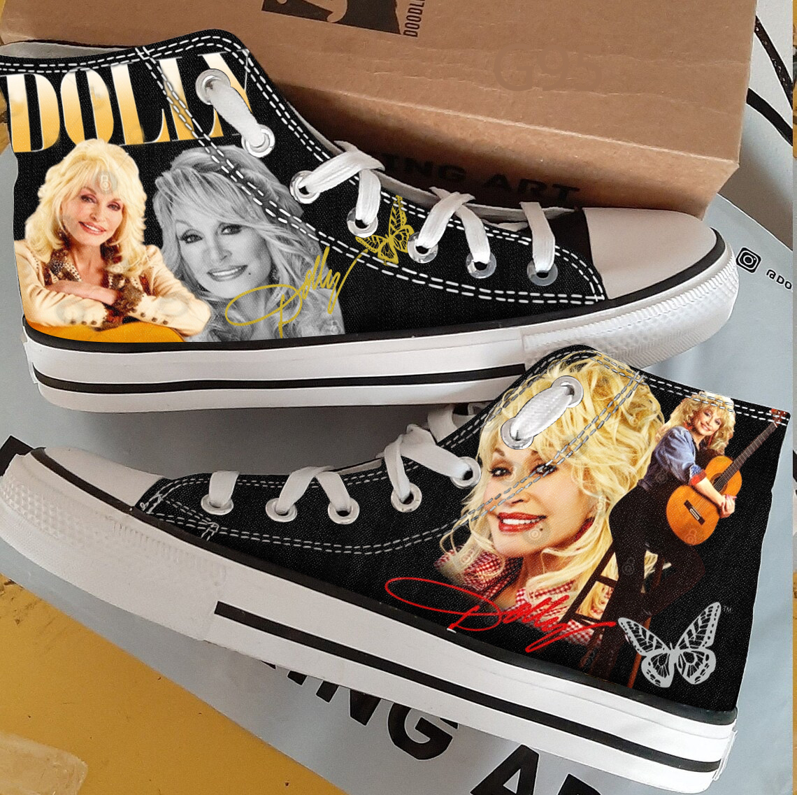 Dolly Parton High Top Shoes 1 Dolly Parton High Top Shoes