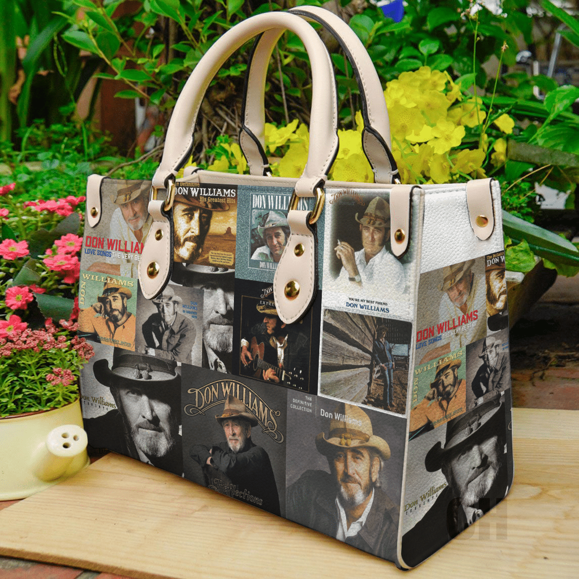 Don Williams Leather Handbag 1 Don Williams Leather Handbag