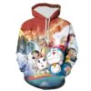 Doraemon 01 Hoodie Zip Hoodie 3D