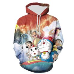 Doraemon 01 Hoodie Zip Hoodie 3D