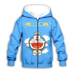 Doraemon Hoodie Zip Hoodie
