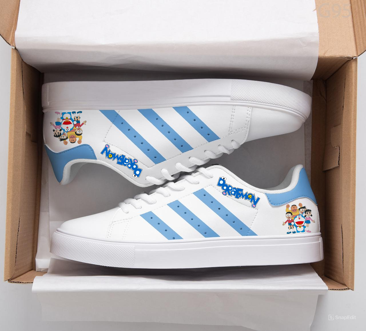 Doraemon Stan Smith Shoes 1 Doraemon Stan Smith Shoes