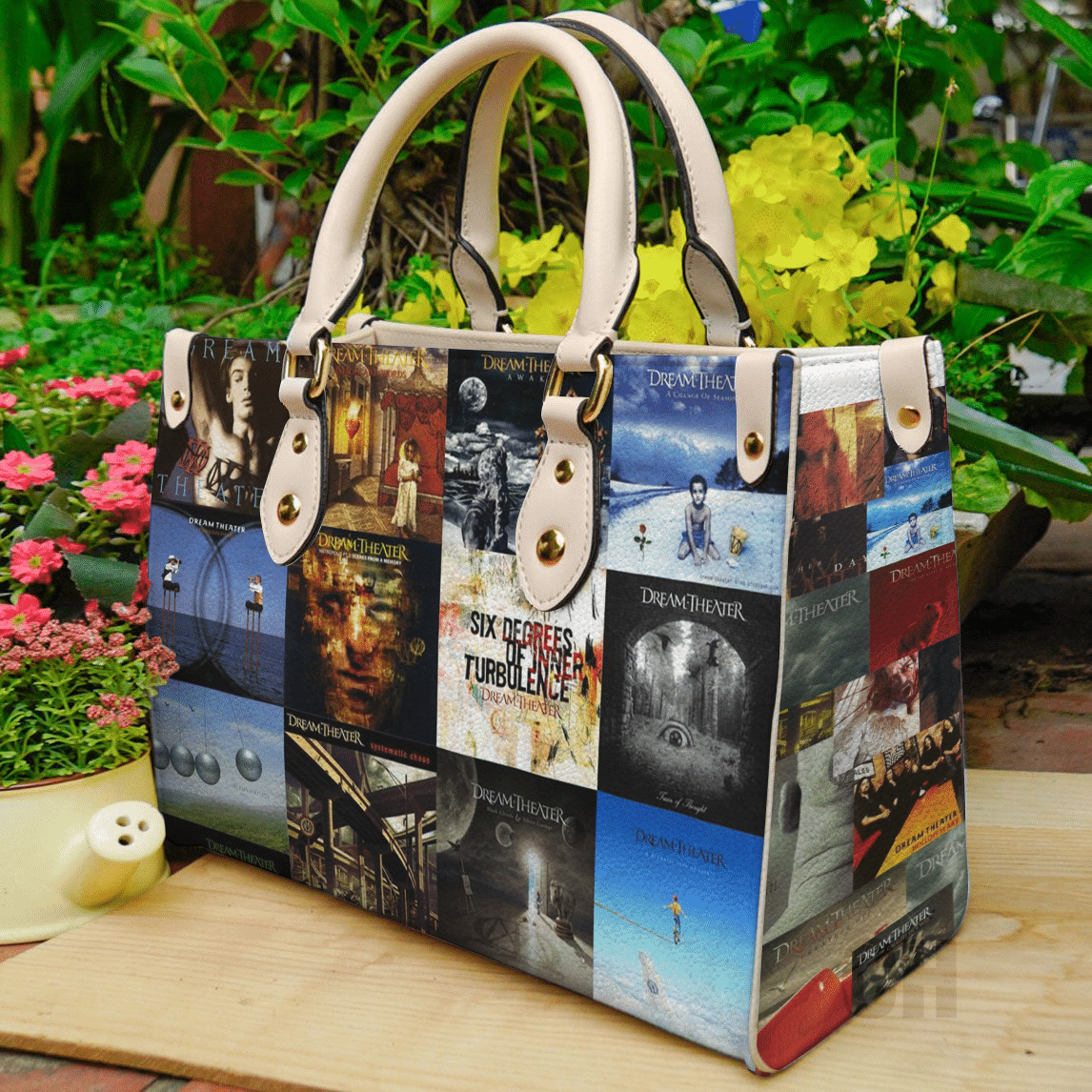 Dream Theater Leather Handbag 1 Dream Theater Leather Handbag