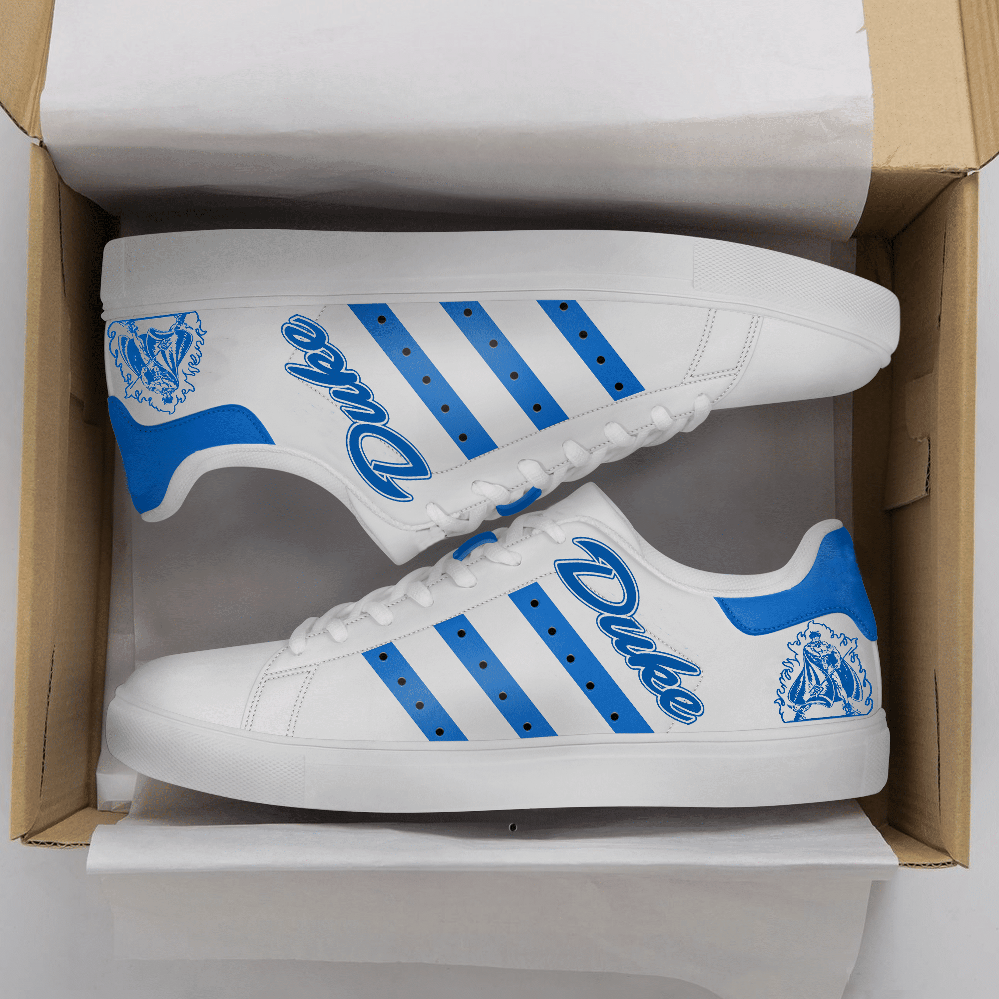 Duke Blue Devils Stan Smith Shoes 1 Duke Blue Devils Stan Smith Shoes