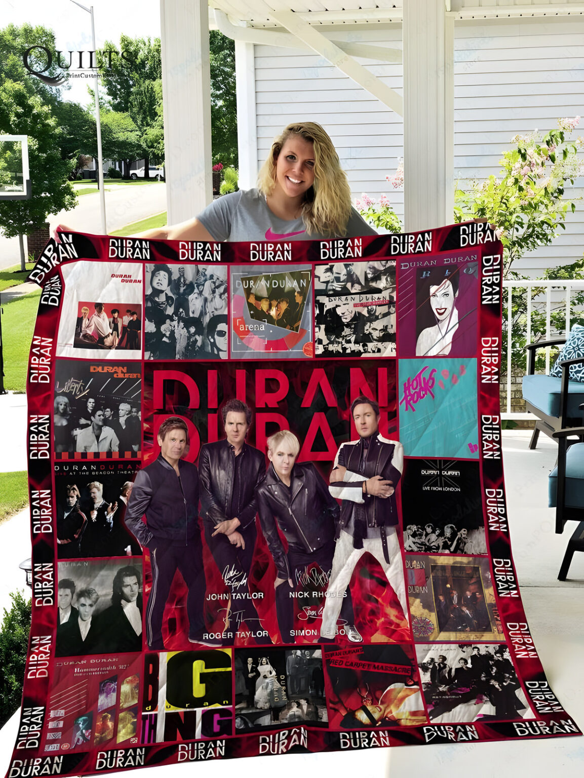 Duran Duran Band Blanket 1 Duran Duran Band Blanket