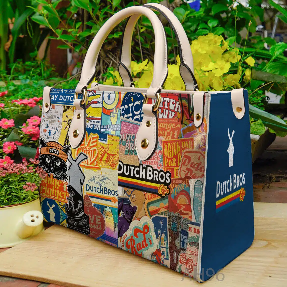 Dutch Bros Coffee Leather Handbag 1 Dutch Bros Coffee Leather Handbag