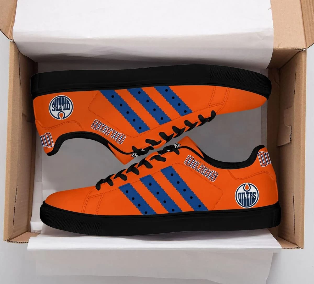 Edmonton Oilers 3 Stan Smith Shoes 1 Edmonton Oilers 3 Stan Smith Shoes