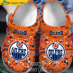 Edmonton Oilers Clogs Shoes