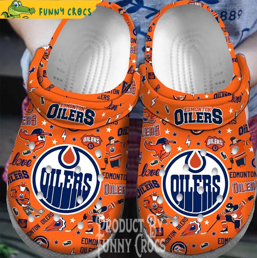 Edmonton Oilers Clogs Shoes 1 Edmonton Oilers Clogs Shoes