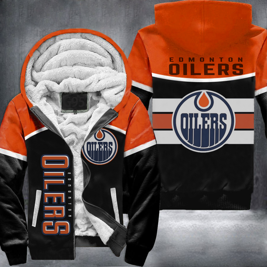 Edmonton Oilers Fleece Jacket 1 Edmonton Oilers Fleece Jacket