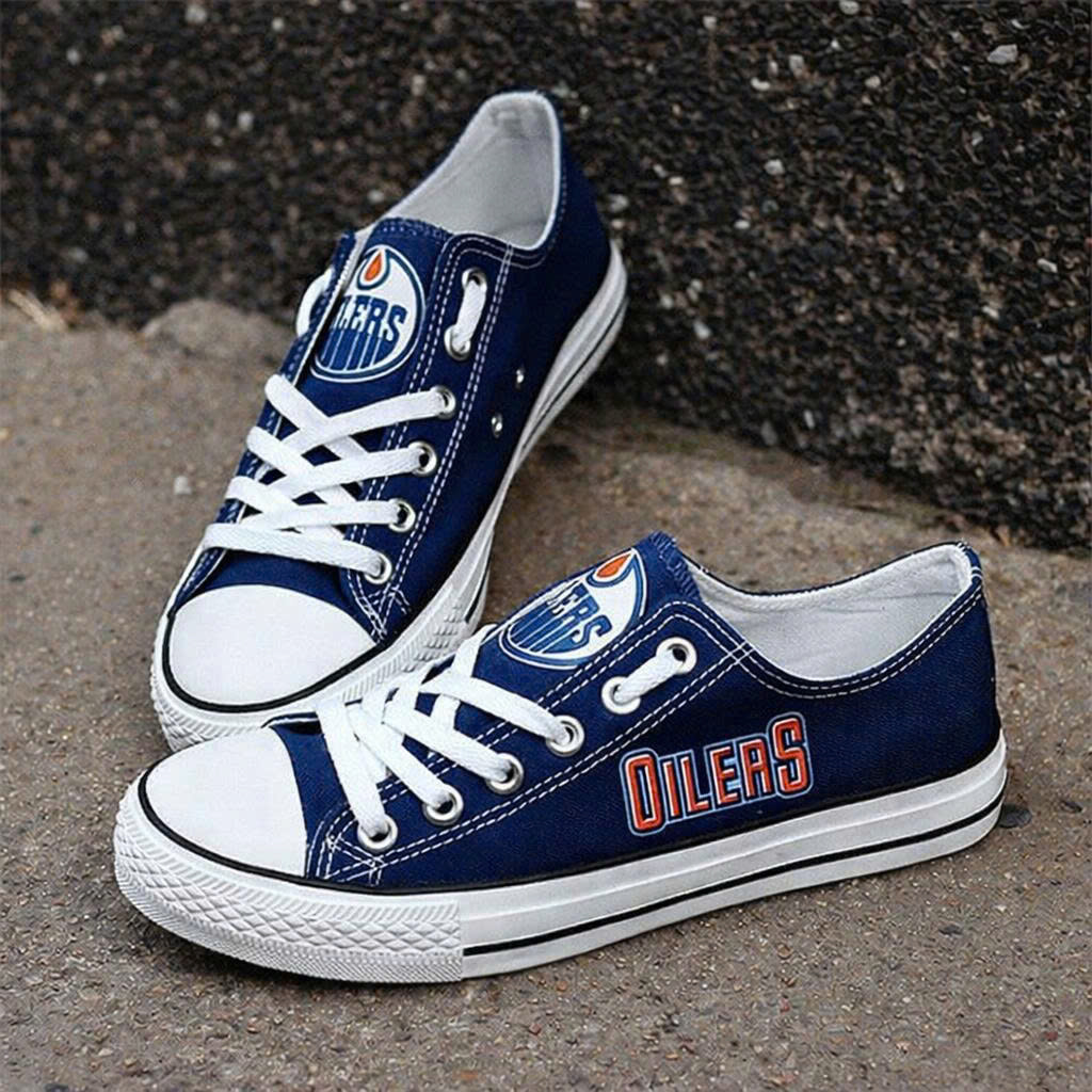 Edmonton Oilers Low Top Shoes 1 Edmonton Oilers Low Top Shoes
