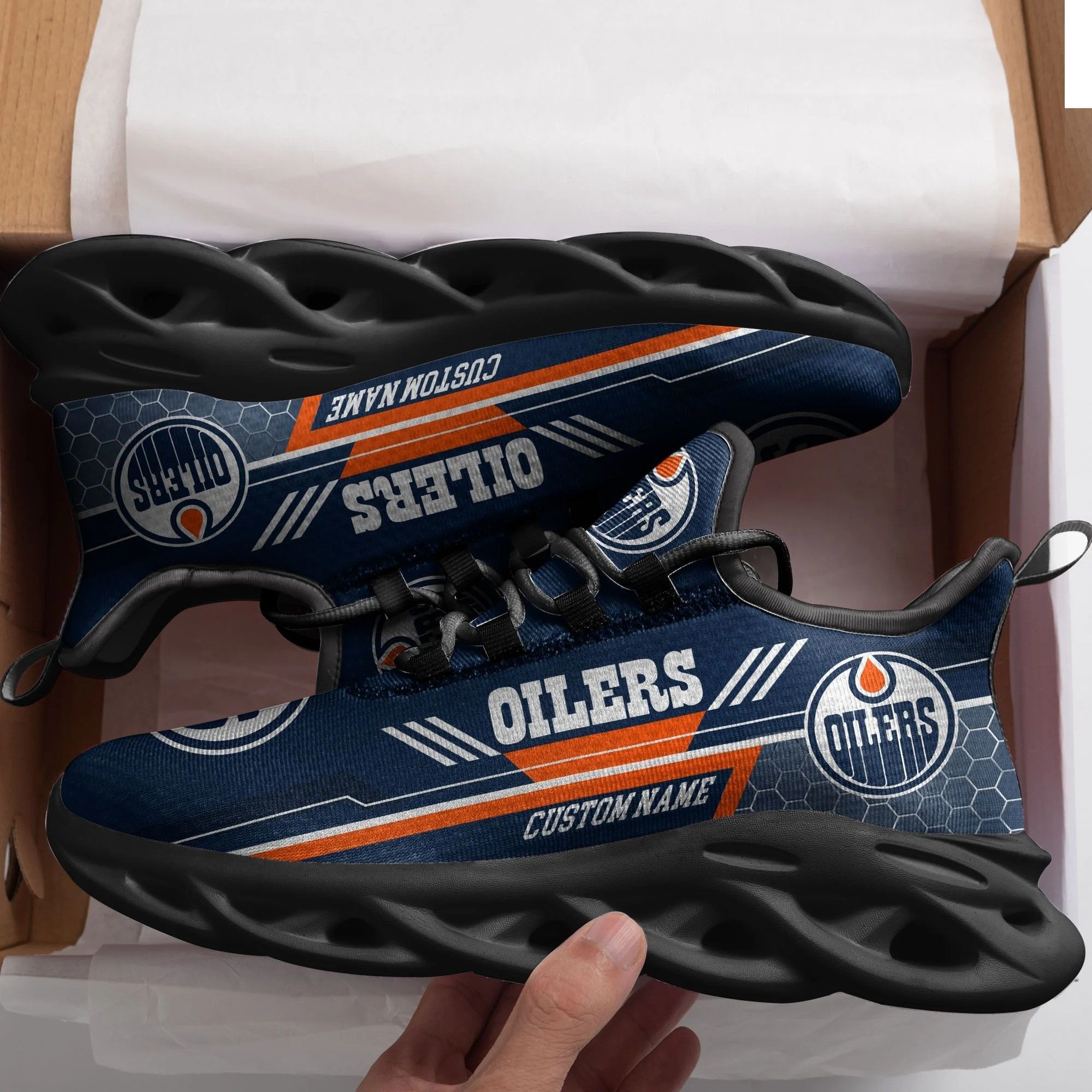 Edmonton Oilers Max Soul Shoes Shoes New Shoes 1 Edmonton Oilers Max Soul Shoes Shoes New Shoes