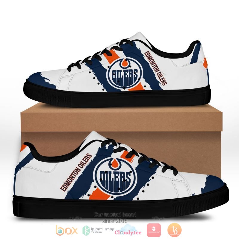 Edmonton Oilers Stan Smith Shoes 1 Edmonton Oilers Stan Smith Shoes