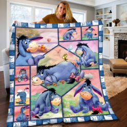 Eeyore Cute Love 1 Blanket