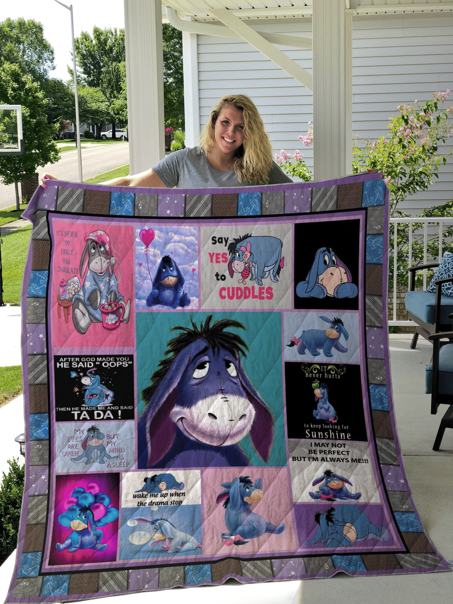 Eeyore Cute Love Blanket 1 Eeyore Cute Love Blanket