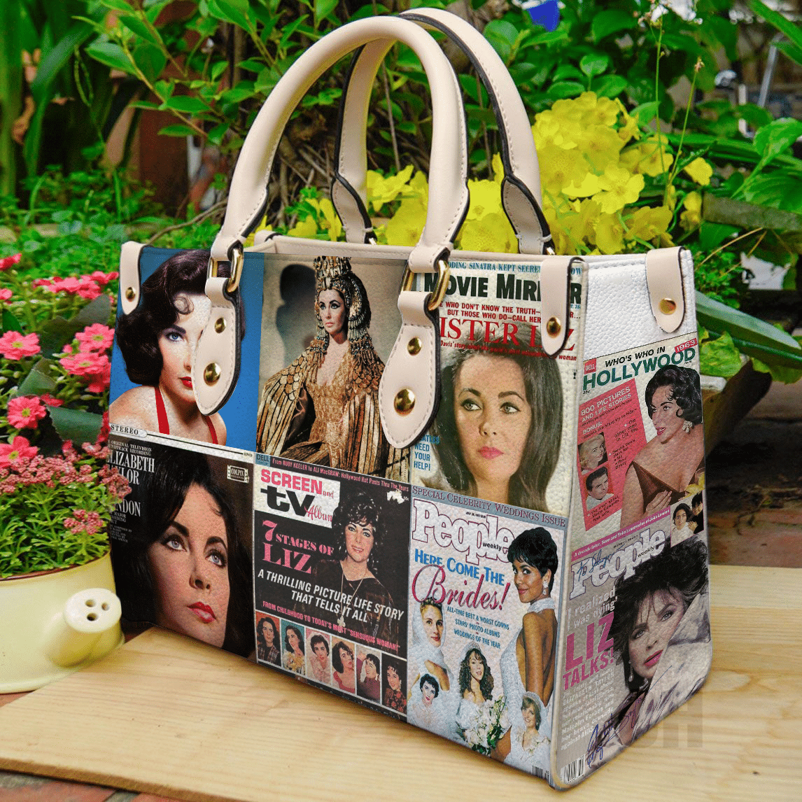 Elizabeth Taylor A00 Leather Handbag 1 Elizabeth Taylor A00 Leather Handbag