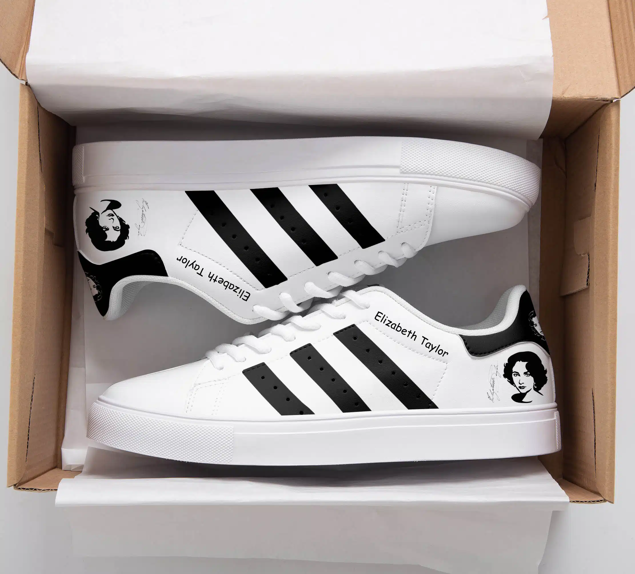 Elizabeth Taylor Stan Smith Shoes 1 Elizabeth Taylor Stan Smith Shoes