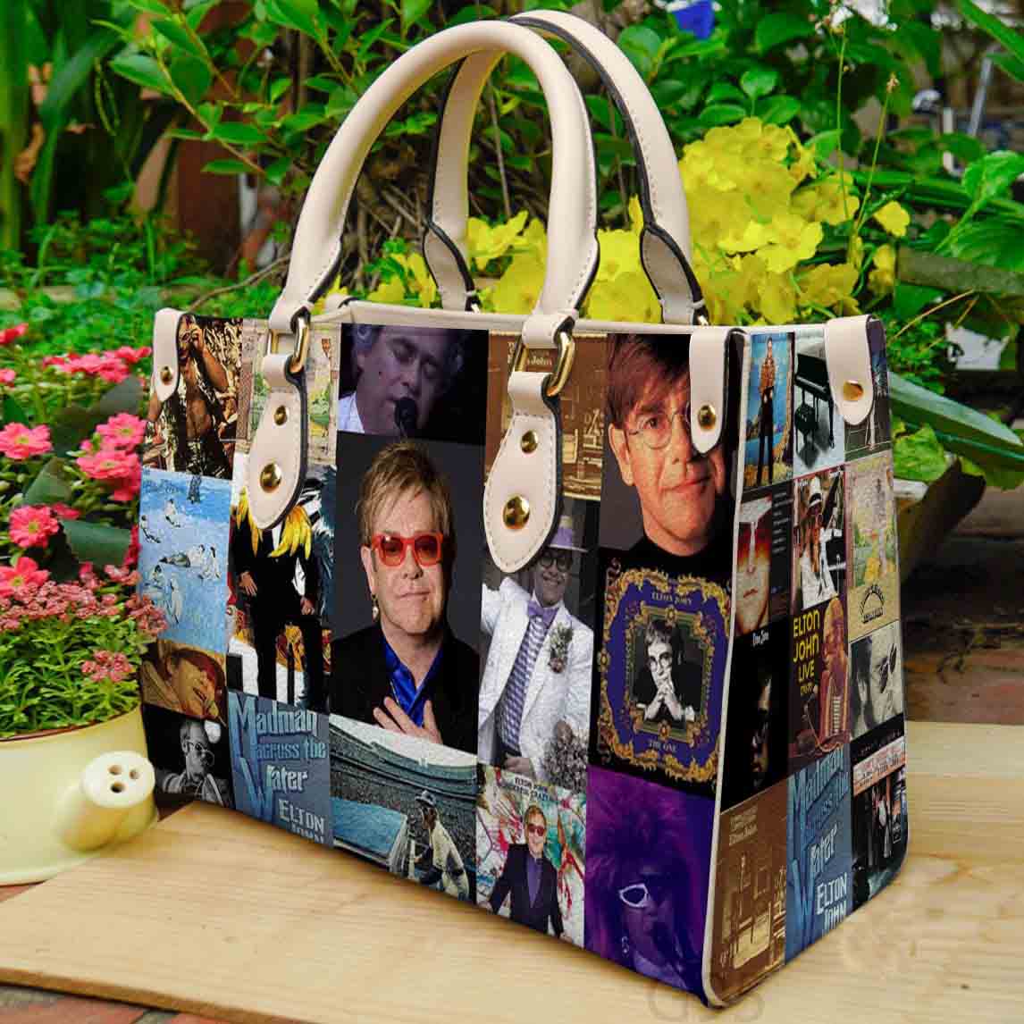 Elton John Leather Handbag 1 Elton John Leather Handbag
