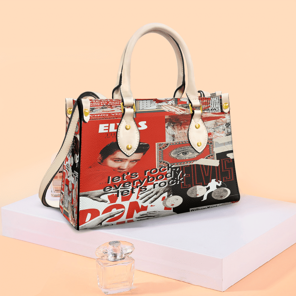 Elvis Presley 9G White Leather Handbag 1 Elvis Presley 9G White Leather Handbag