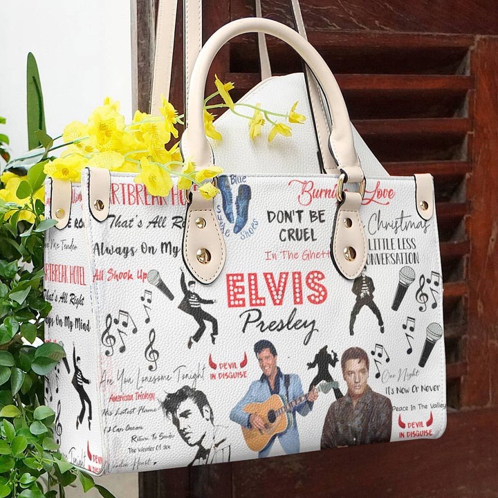 Elvis Presley Elvis Presley Leather Handbag 1 Elvis Presley Elvis Presley Leather Handbag