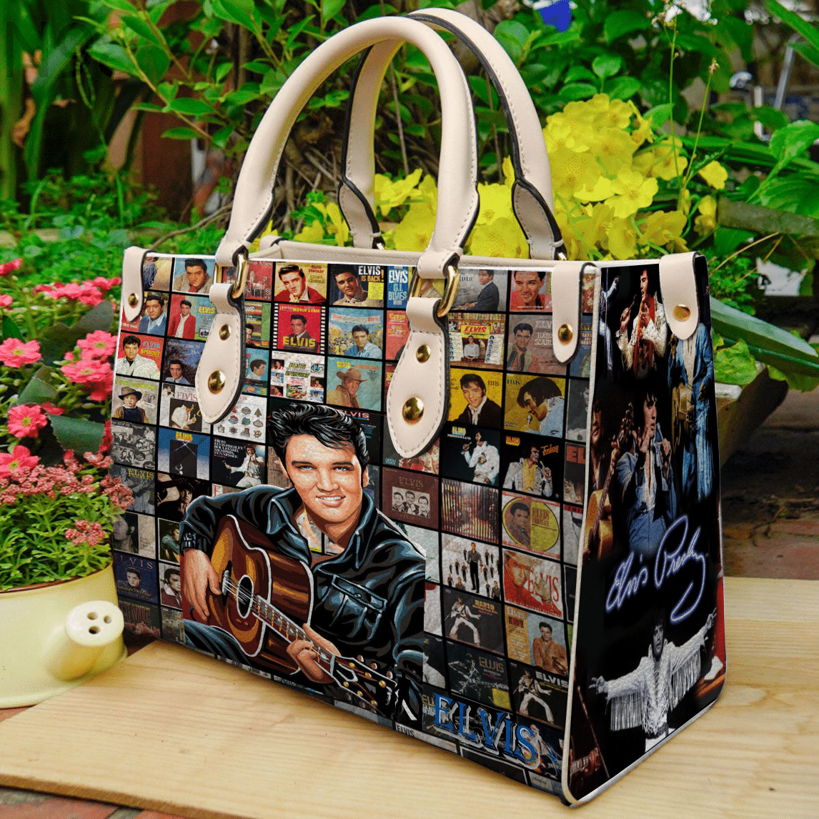 Elvis Presley Leather Handbag 1 Elvis Presley Leather Handbag