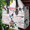 Elvis Presley001 Leather Handbag