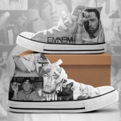 Eminem White High Top Shoes