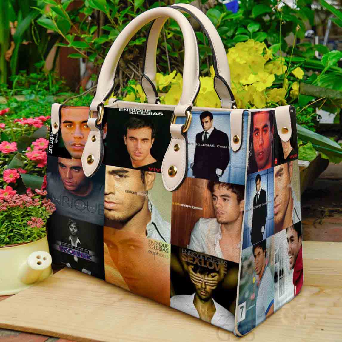 Enrique Iglesias Leather Handbag 1 Enrique Iglesias Leather Handbag