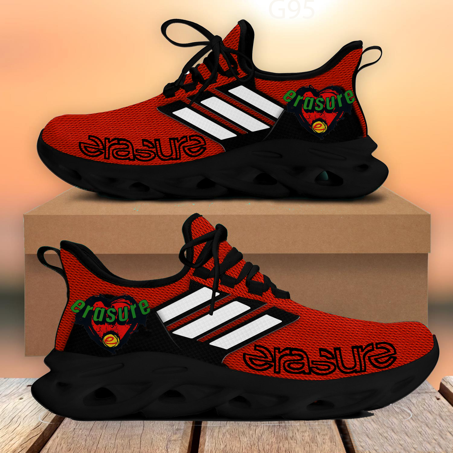 Erasure Red Max Soul Shoes 1 Erasure Red Max Soul Shoes
