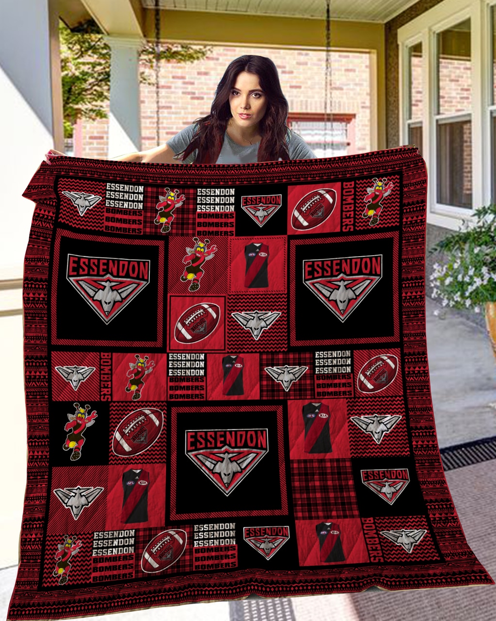Essendon Bombers 1 Blanket 1 Essendon Bombers 1 Blanket