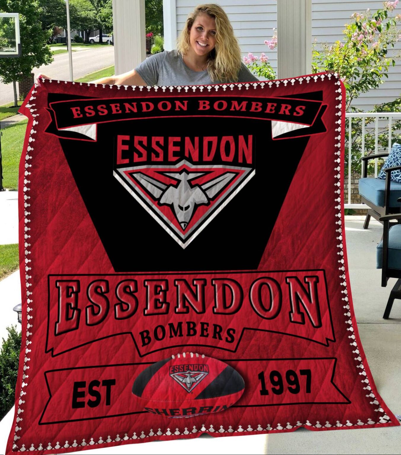 Essendon Bombers Blanket 1 Essendon Bombers Blanket