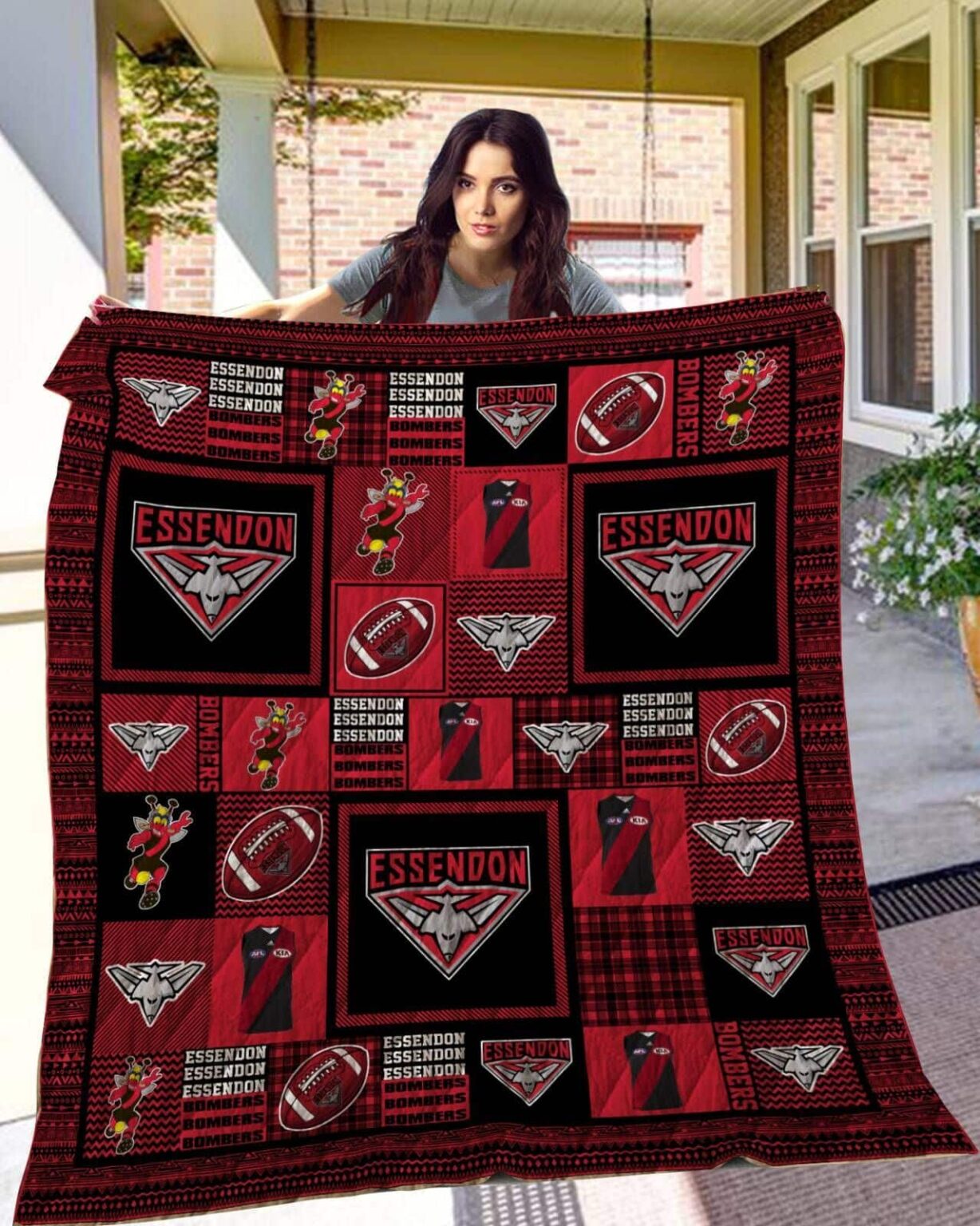 Essendon FC Blanket 1 Essendon FC Blanket