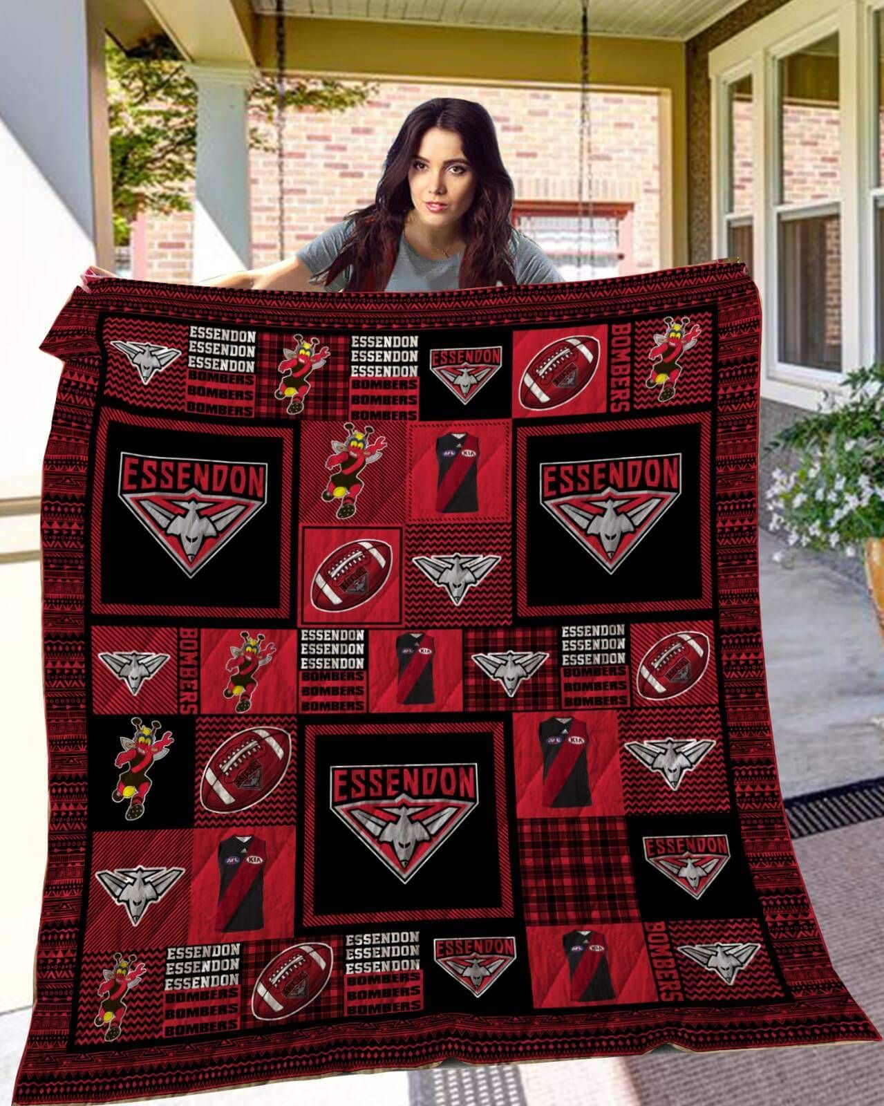 Essendon FC Blanket 1 Essendon FC Blanket