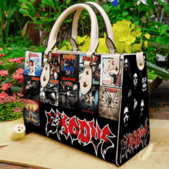 Exodus Band Leather Handbag
