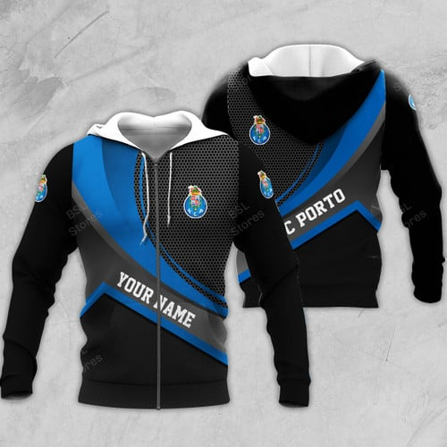 FC Porto Hoodie Zip Hoodie 3D 1 FC Porto Hoodie Zip Hoodie 3D