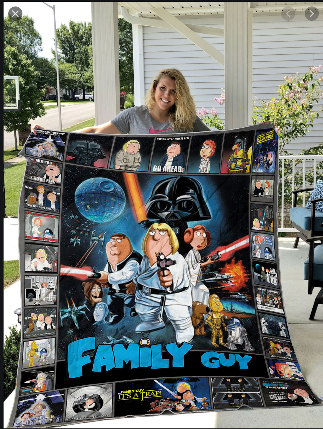 Family Guy A2 Blanket 1 Family Guy A2 Blanket