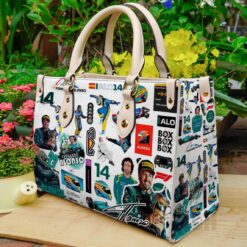 Fernando Alonso Leather Handbag