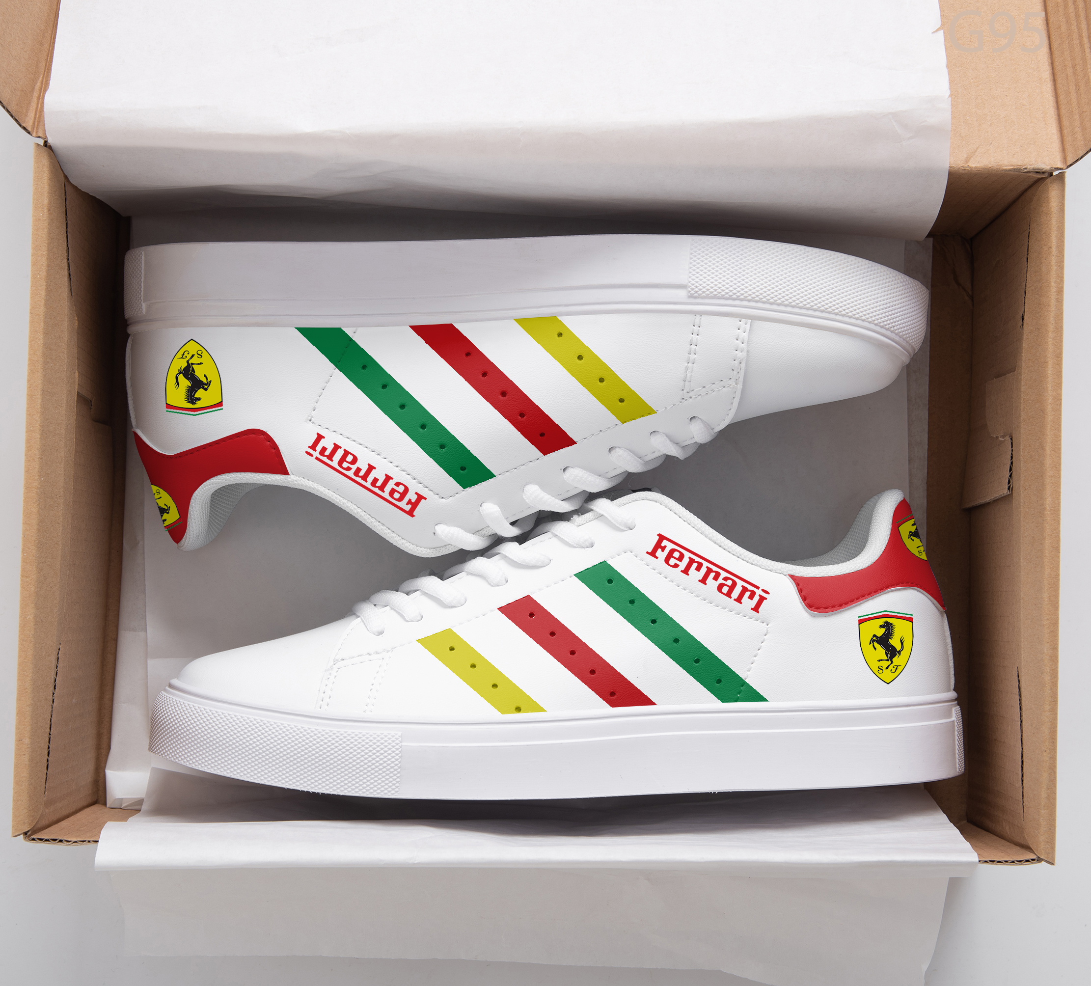 Ferrari Stan Smith Shoes 1 Ferrari Stan Smith Shoes