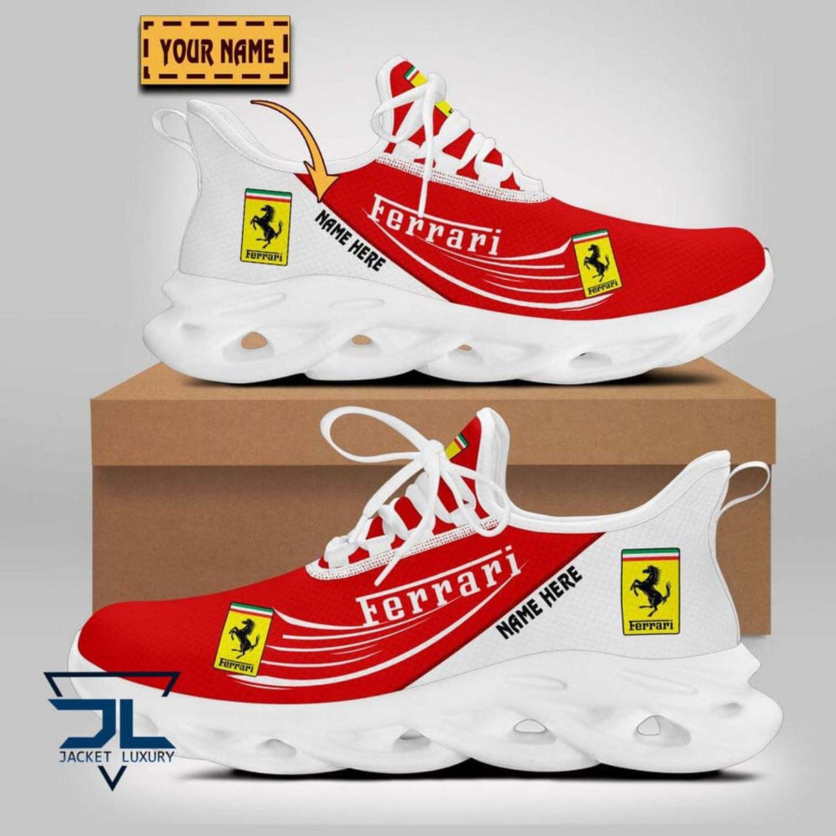Ferrari Yellow Max Soul Shoes Shoes 1 Ferrari Yellow Max Soul Shoes Shoes