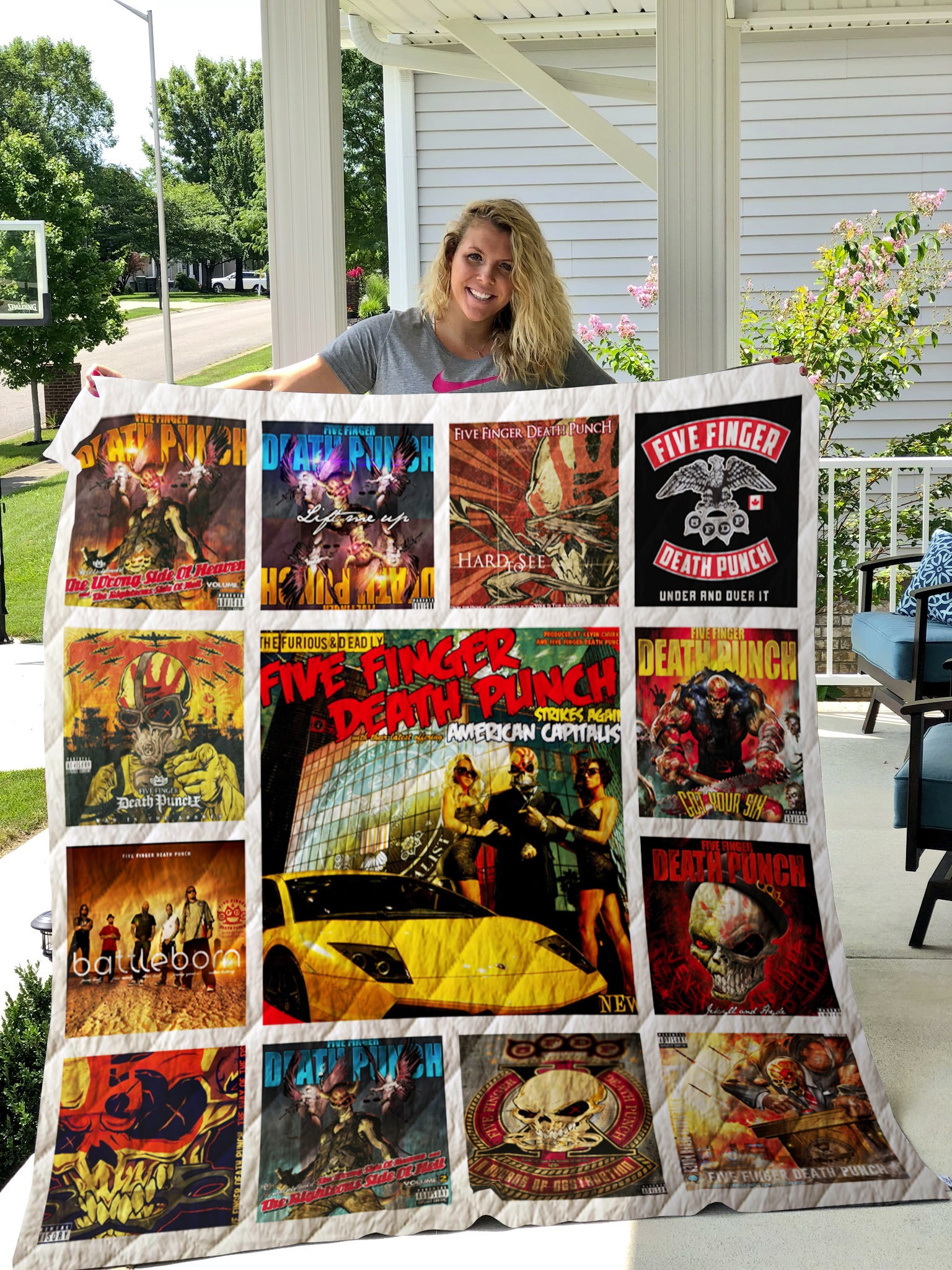 Five Finger Death Punch Lover Blanket 1 Five Finger Death Punch Lover Blanket