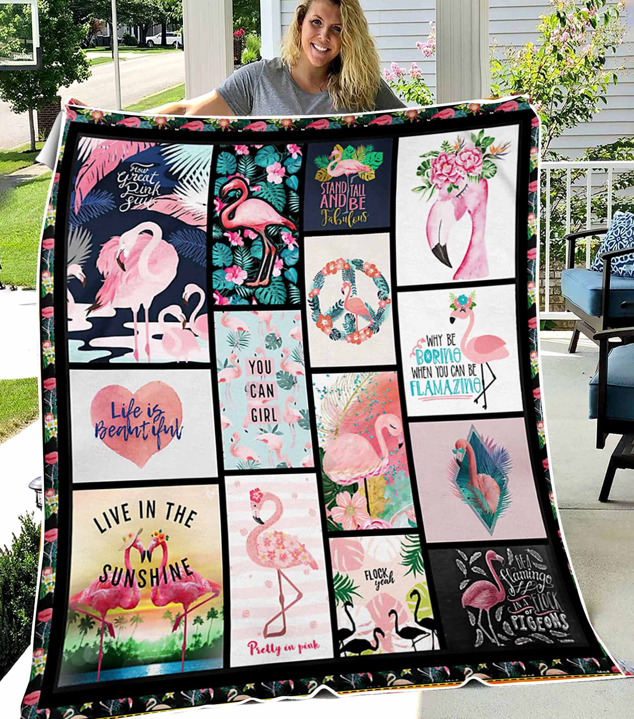 Flamingo Blanket 1 Flamingo Blanket