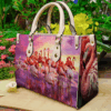 Flamingo Leather Handbag