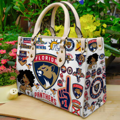 Florida Panthers Leather Handbag